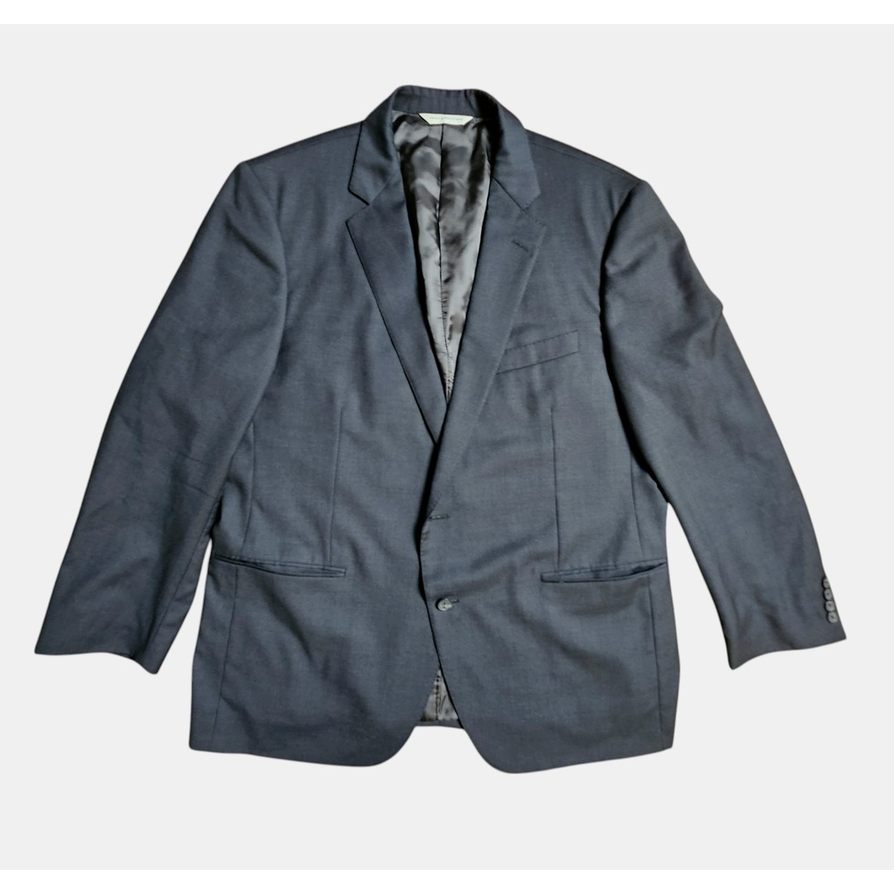 Samuelsohn Super 100's Wool Double-Vented‎ Sport Coat Suit Blazer Jacket 46
